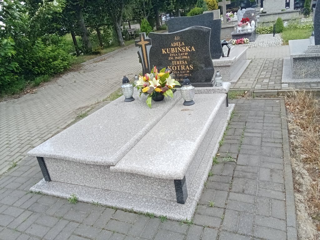 Grób Adela Kubińska
